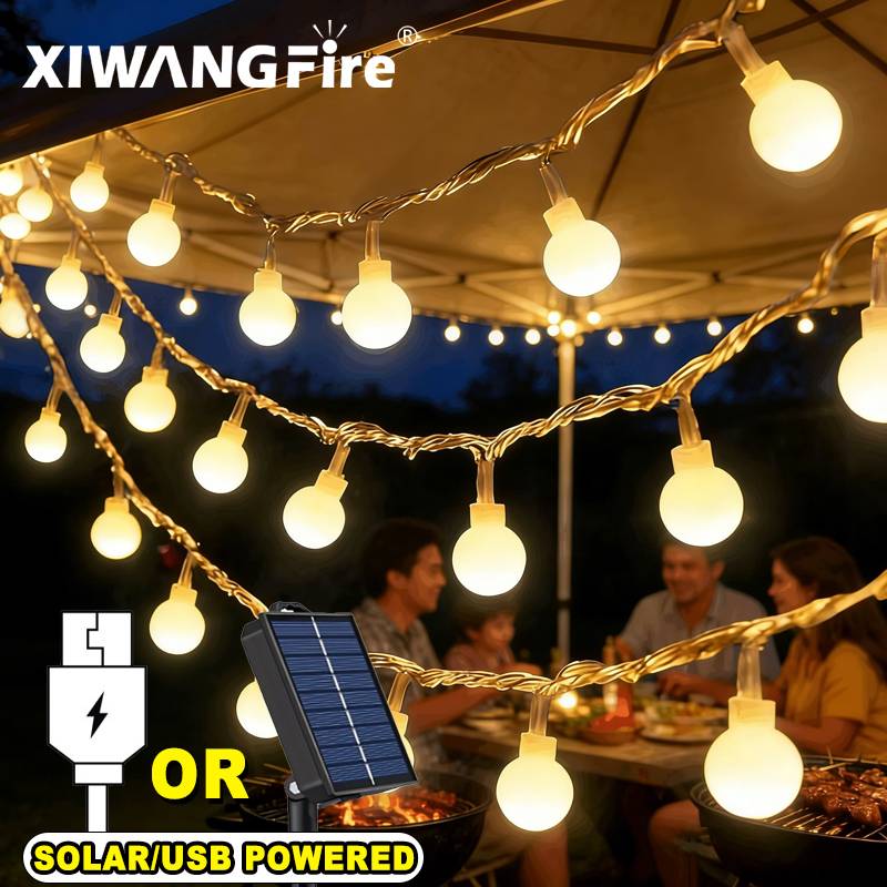 Lighting Decor For Living Room - Светодиодные гирлянды 3-10 м на солнечных