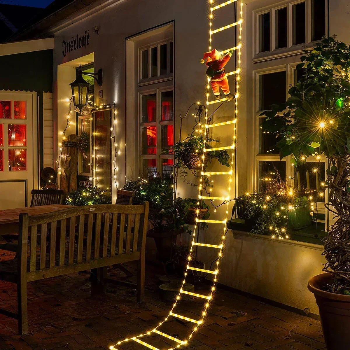 Lighting Tree Decor - Светодиодный лестница для Деда Мороза, домашний