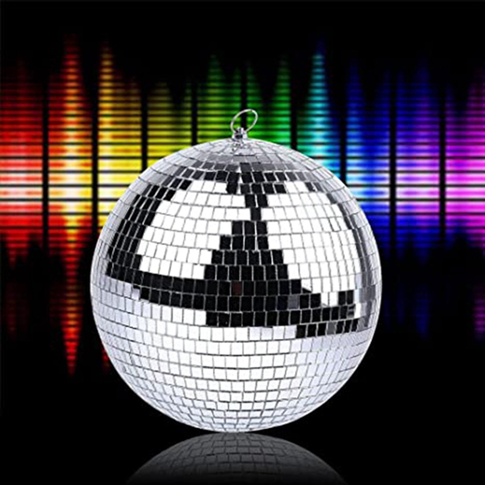 Lighting Effect Home Decor - AA05 6X Серебряный зеркальный диско-шар с