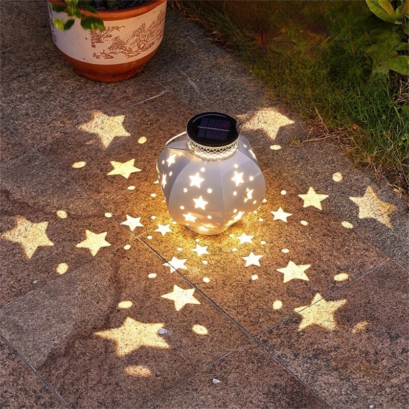 Lighting Decor Outdoor - Садовый проектор-фонарь на солнечной батарее, подвесной