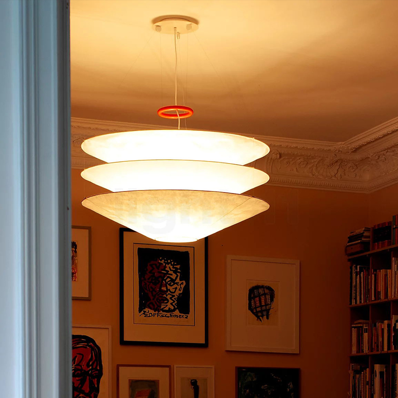 Japanese Lighting Decor - Плавающий подвесной светильник, скандинавский бумажный абажур,