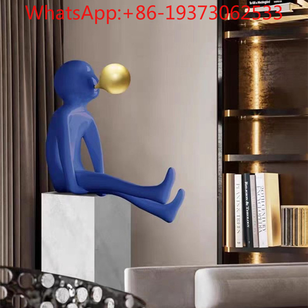 Lighting Decorative - Скульптура-фигура для входа, выдувающая пузыри, в