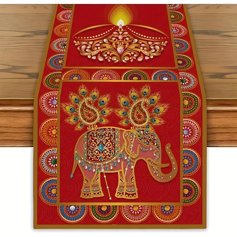 Lighting Decoration For Diwali - Настольная дорожка VIKAMA Happy Diwali, лампа-диа
