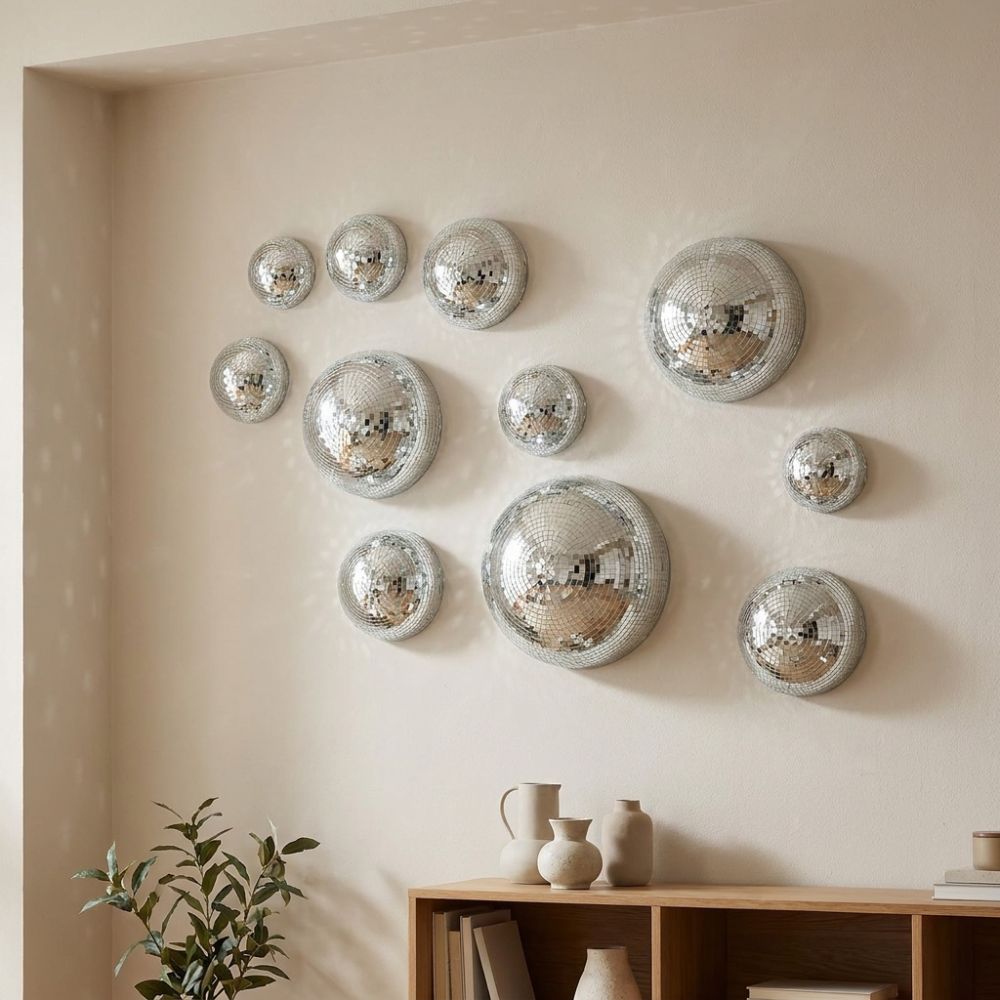 Disco Ball Mirror - 5 шт. Металлические диско-шары для декора