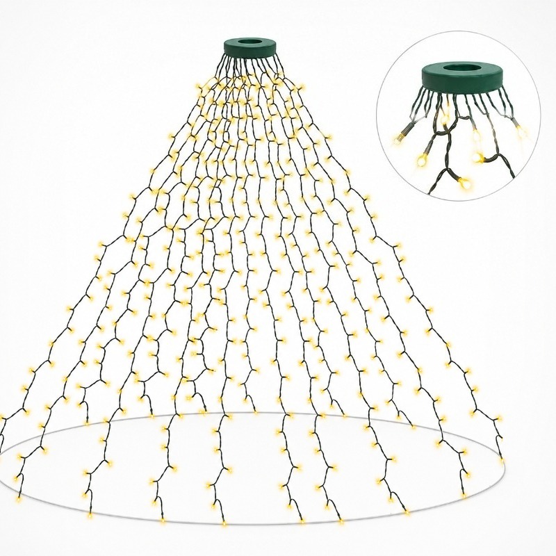 Lighting Tree Decor - Водонепроницаемые USB-гирлянды со светодиодами, 8 режимов