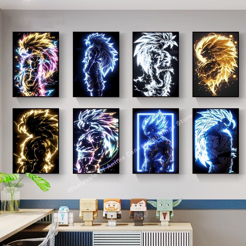 Lighting Effect Home Decor - Аниме Dragon Ball Wukong неоновый световой