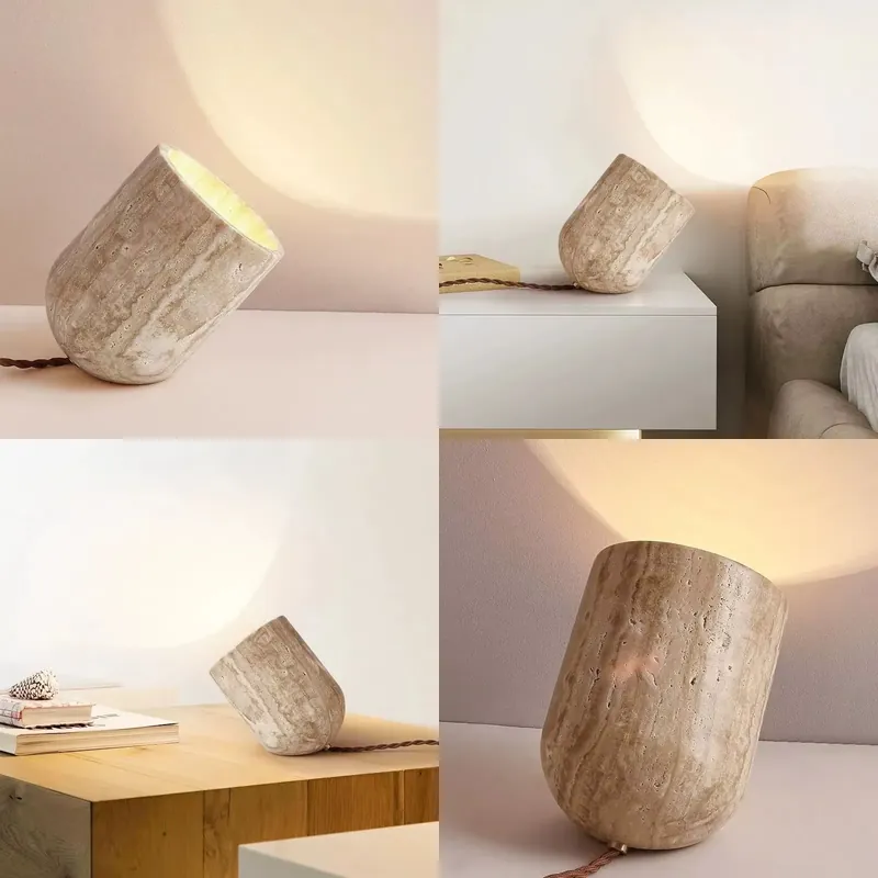 Lighting Decor For Living Room - Современный напольный светильник из травертина для