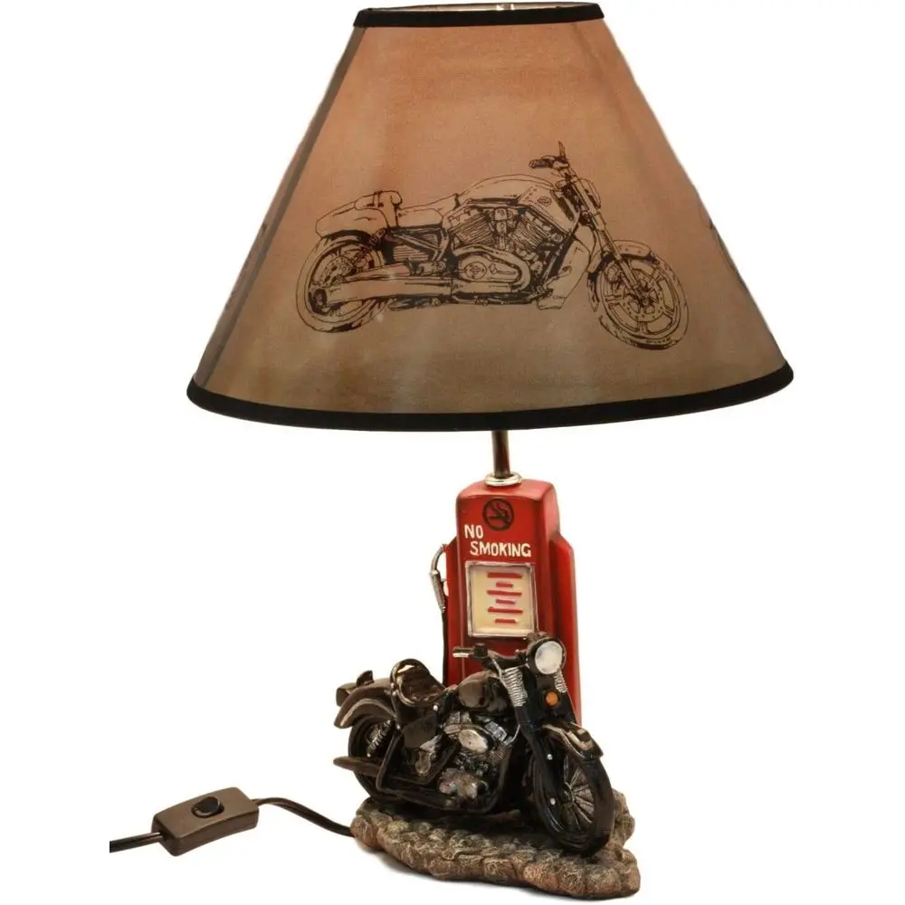 Lighting Decorative - Винтажная ретро-настольная лампа в виде черного