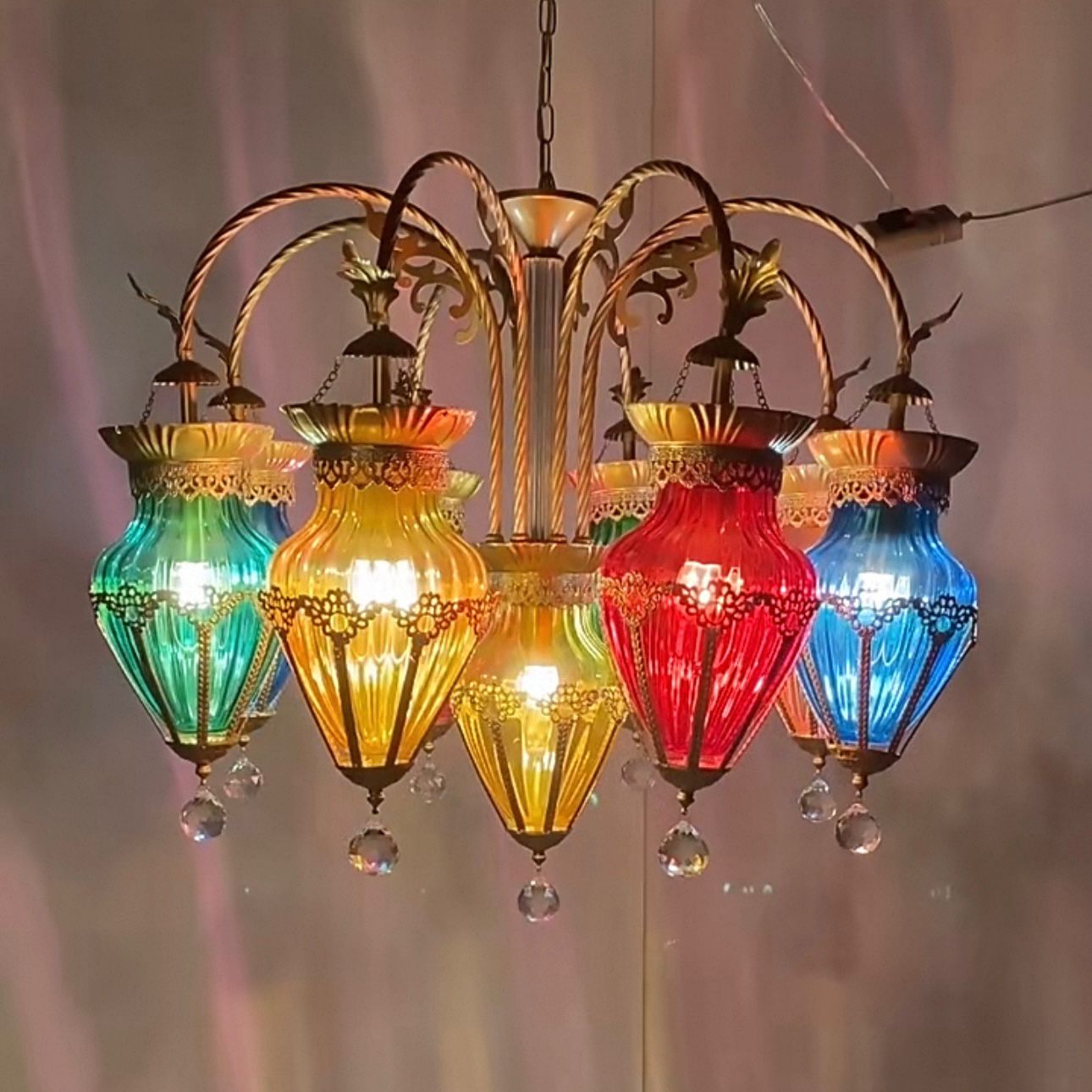 Ok Lighting Decor - Новая люстра, американский ресторан, клуб, цвет,