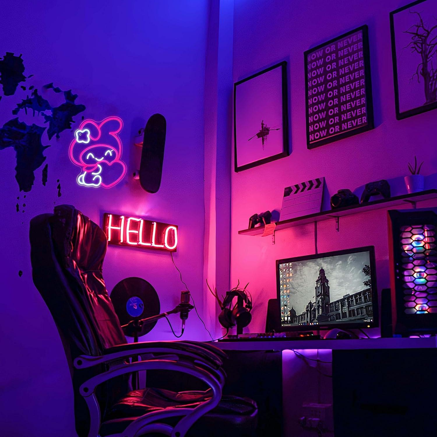 Неоновая вывеска в стиле аниме – обзор и цена Lighting Decor For Living Room