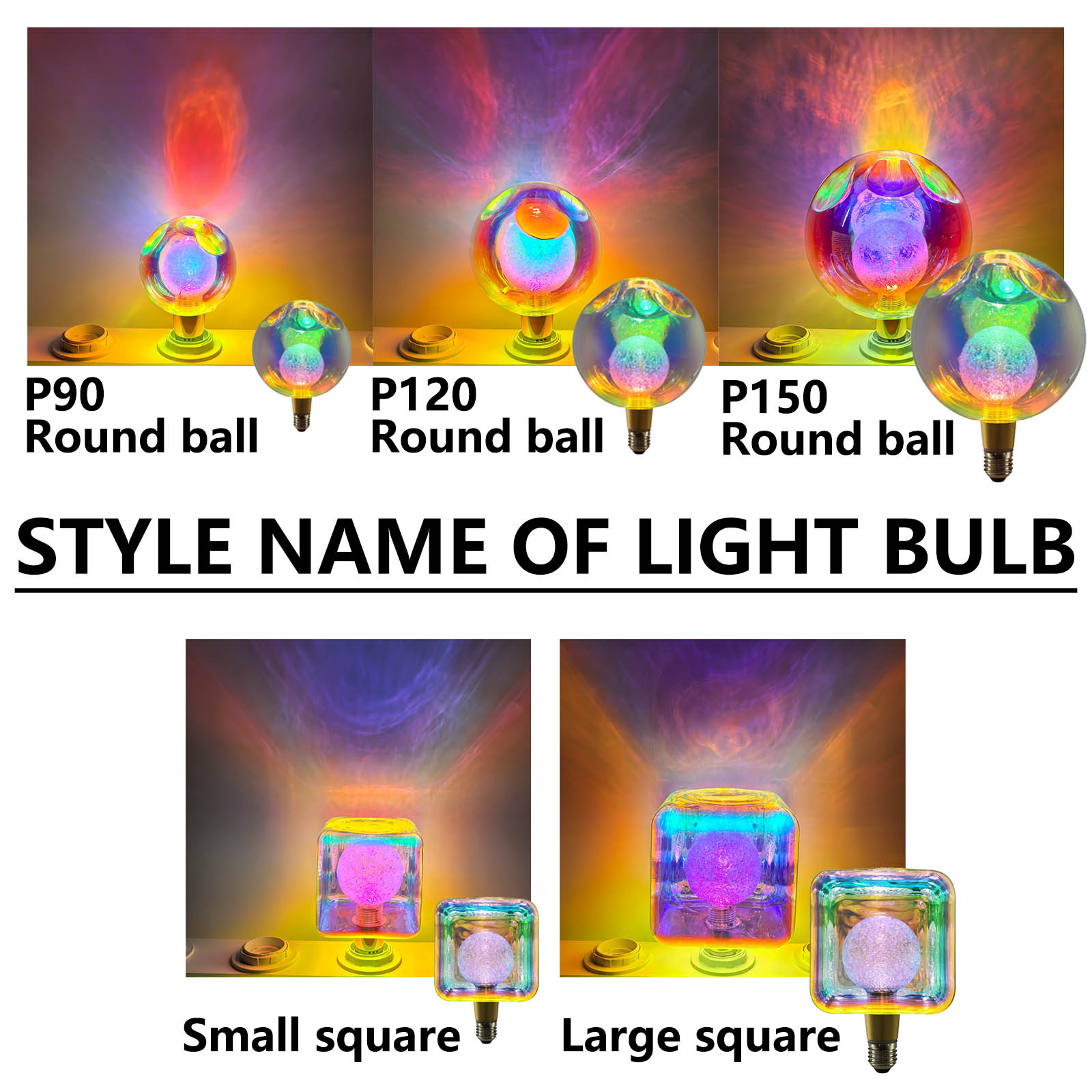 E27 P90 P120 P150 Круглый шар  – обзор и цена Lighting Decor Bedroom