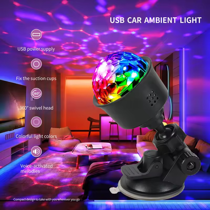 RGB звуковая активация светоди – обзор и цена Lighting Effect Home Decor
