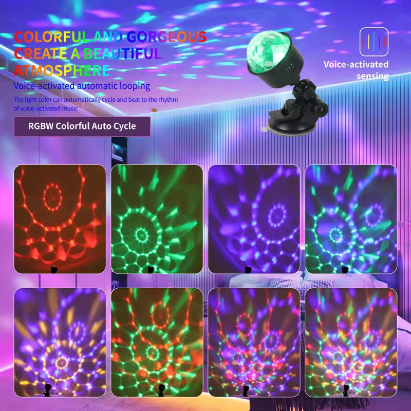 RGB звуковая активация светоди – обзор и цена Lighting Effect Home Decor