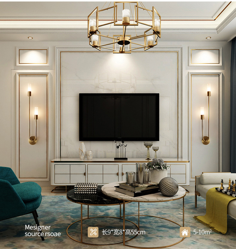 Ретро-светильник для гостиной, – обзор и цена Lighting Decor Bedroom