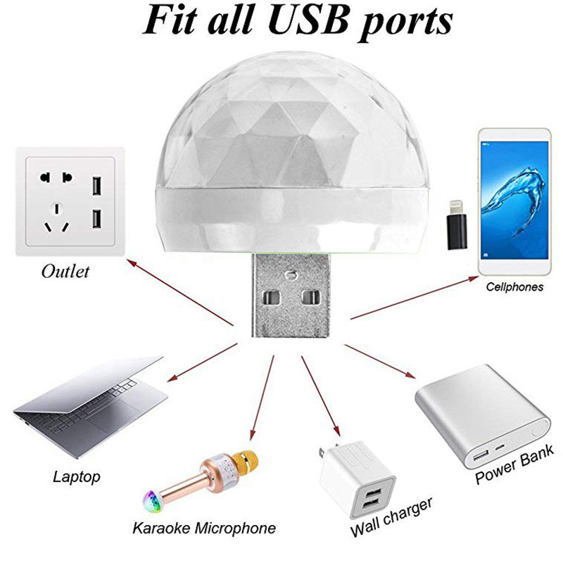 Поп USB Мини Дискотека Сцениче – обзор и цена Lighting Effect Home Decor