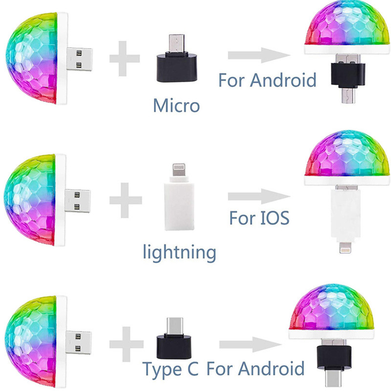 Поп USB Мини Дискотека Сцениче – обзор и цена Lighting Effect Home Decor