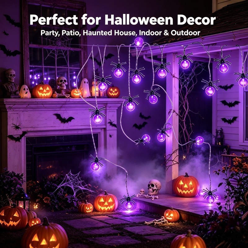 Светодиодные гирлянды-пауки на – обзор и цена Lighting Decor Outdoor