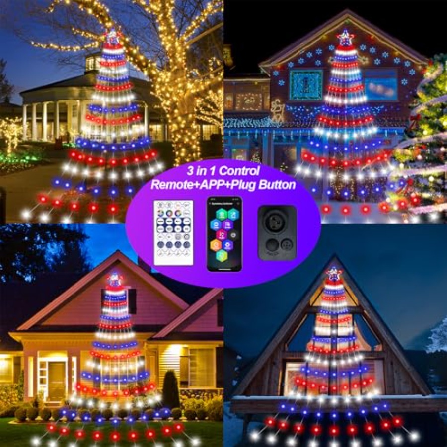 Умные светодиодные гирлянды дл – обзор и цена Lighting Tree Decor