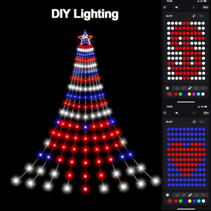 Умные светодиодные гирлянды дл – обзор и цена Lighting Tree Decor