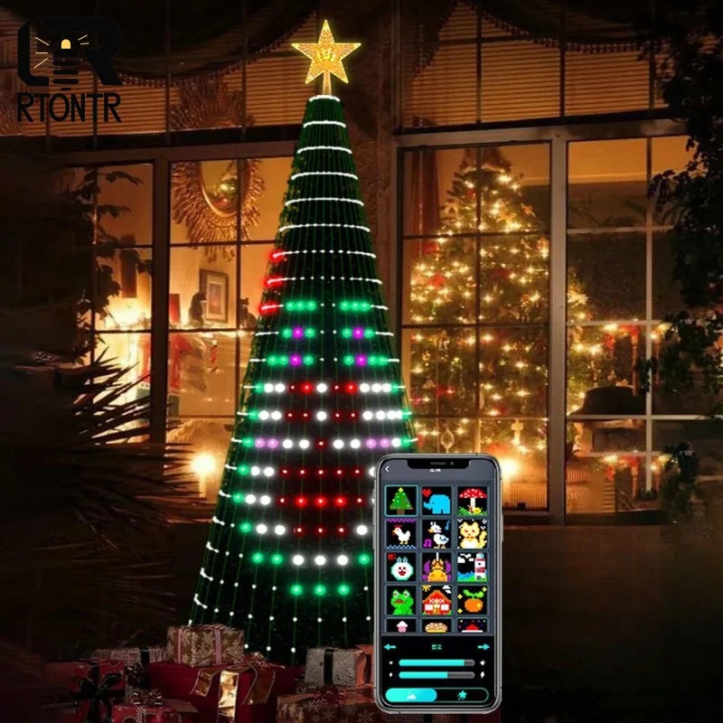 Рождественские гирлянды-звезды – обзор и цена Lighting Tree Decor