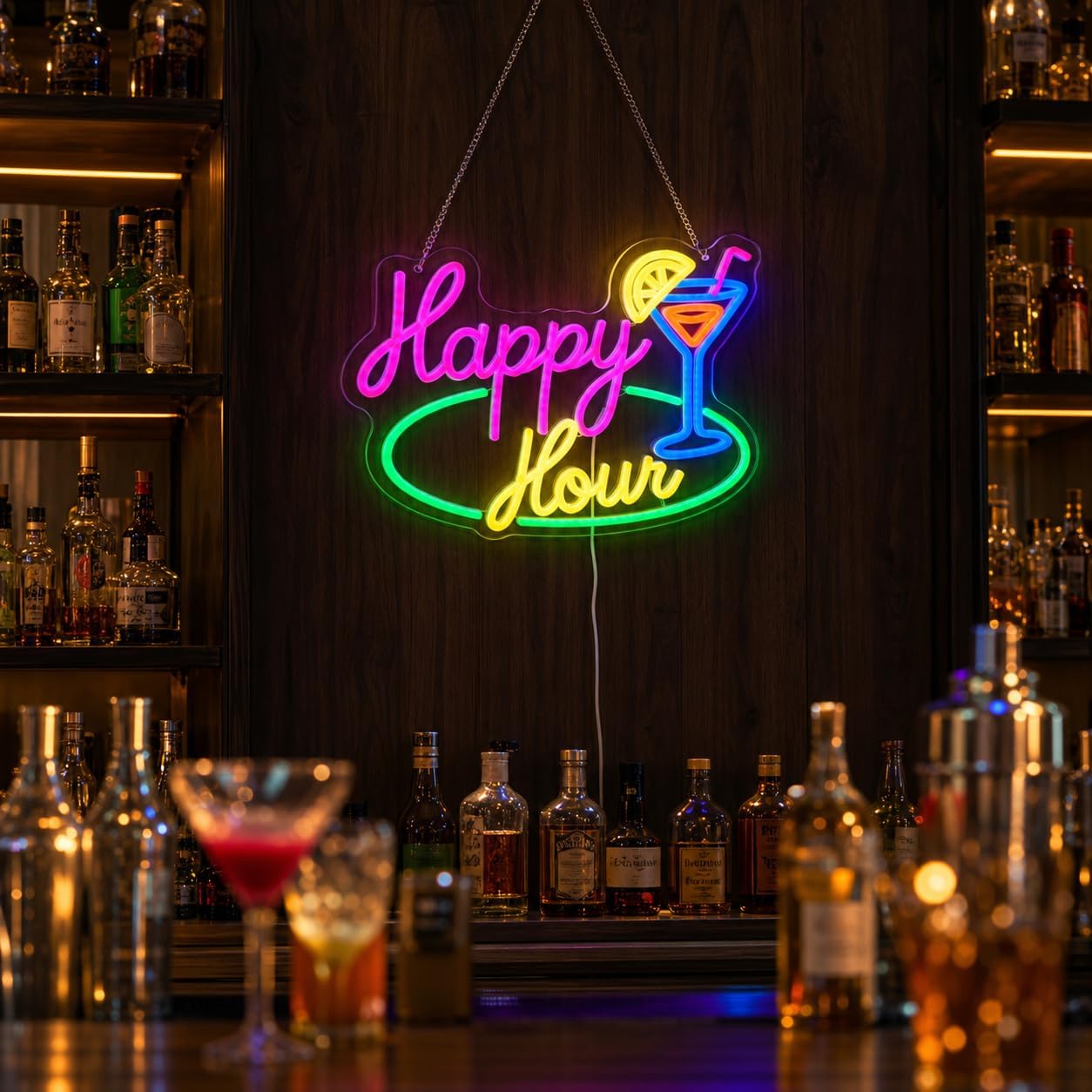 Светодиодная неоновая вывеска  – обзор и цена Decor Lighting Opening Hours