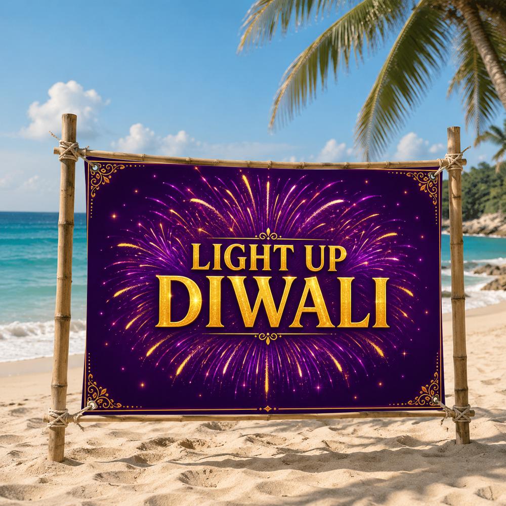 Светящиеся флаги-баннеры к Див – обзор и цена Lighting Decoration For Diwali