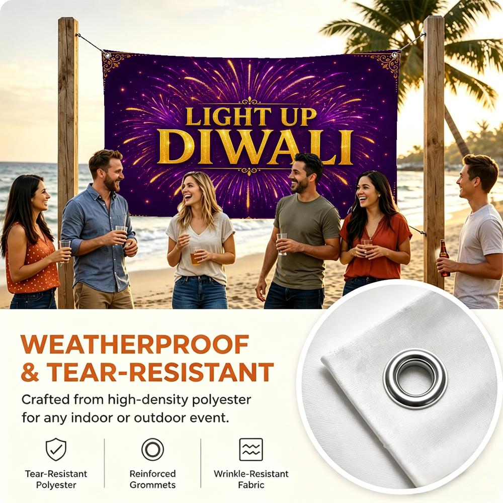 Светящиеся флаги-баннеры к Див – обзор и цена Lighting Decoration For Diwali