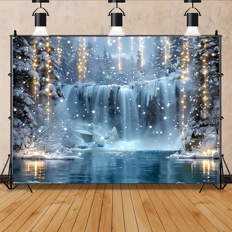 Фоновая ткань «Рождественская  – обзор и цена Elements Lighting Decor