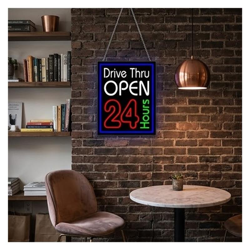 Неоновая вывеска «Дайв-тру» с  – обзор и цена Decor Lighting Opening Hours