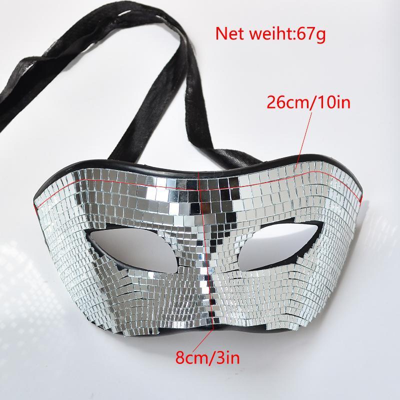 Маскарадная маска с блестками  – обзор и цена Disco Ball Mirror