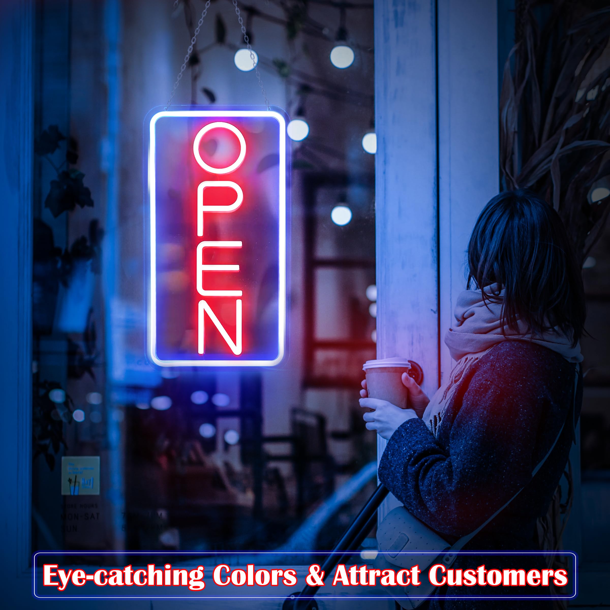 Светодиодная неоновая вывеска  – обзор и цена Decor Lighting Opening Hours