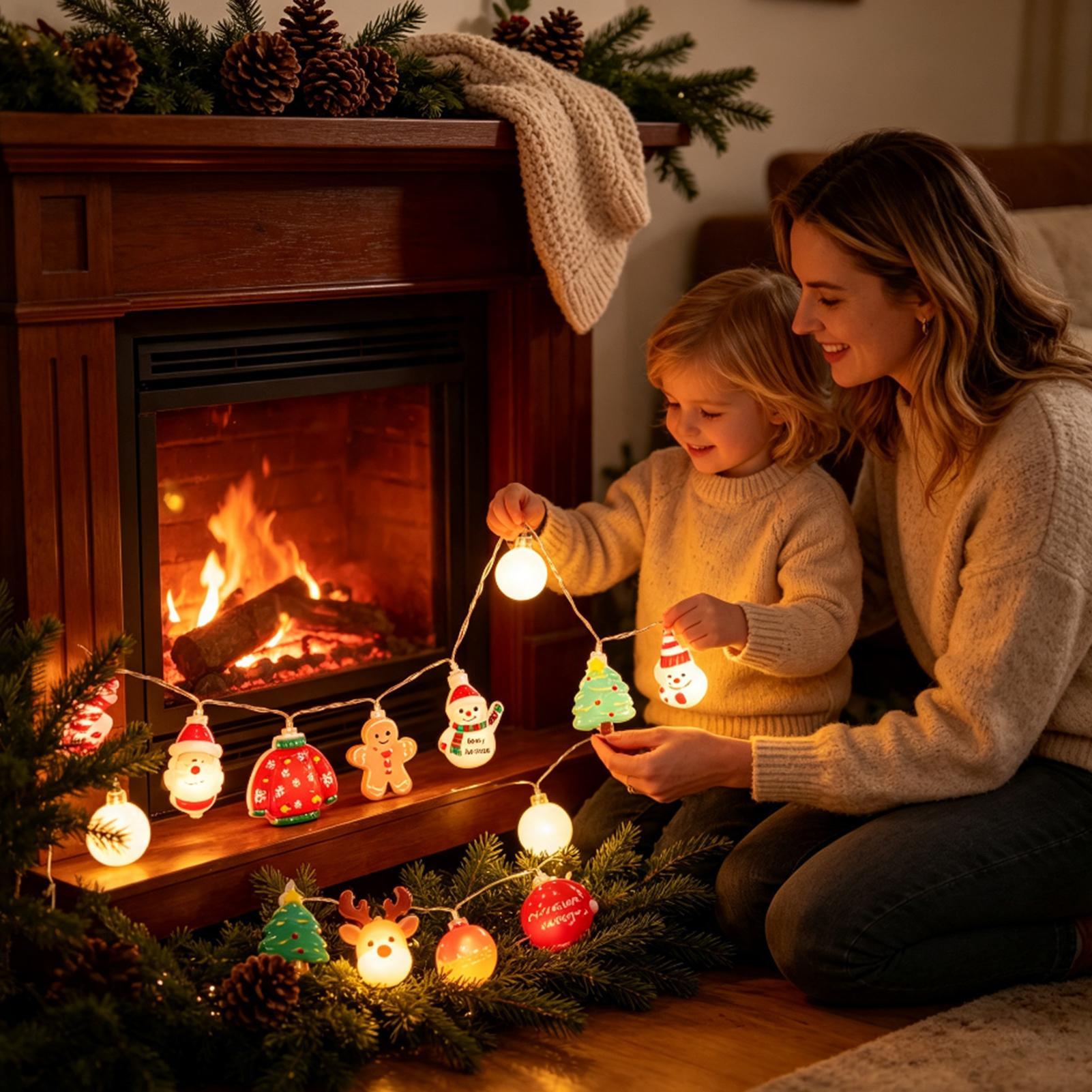Рождественские гирлянды с изоб – обзор и цена Lighting Tree Decor