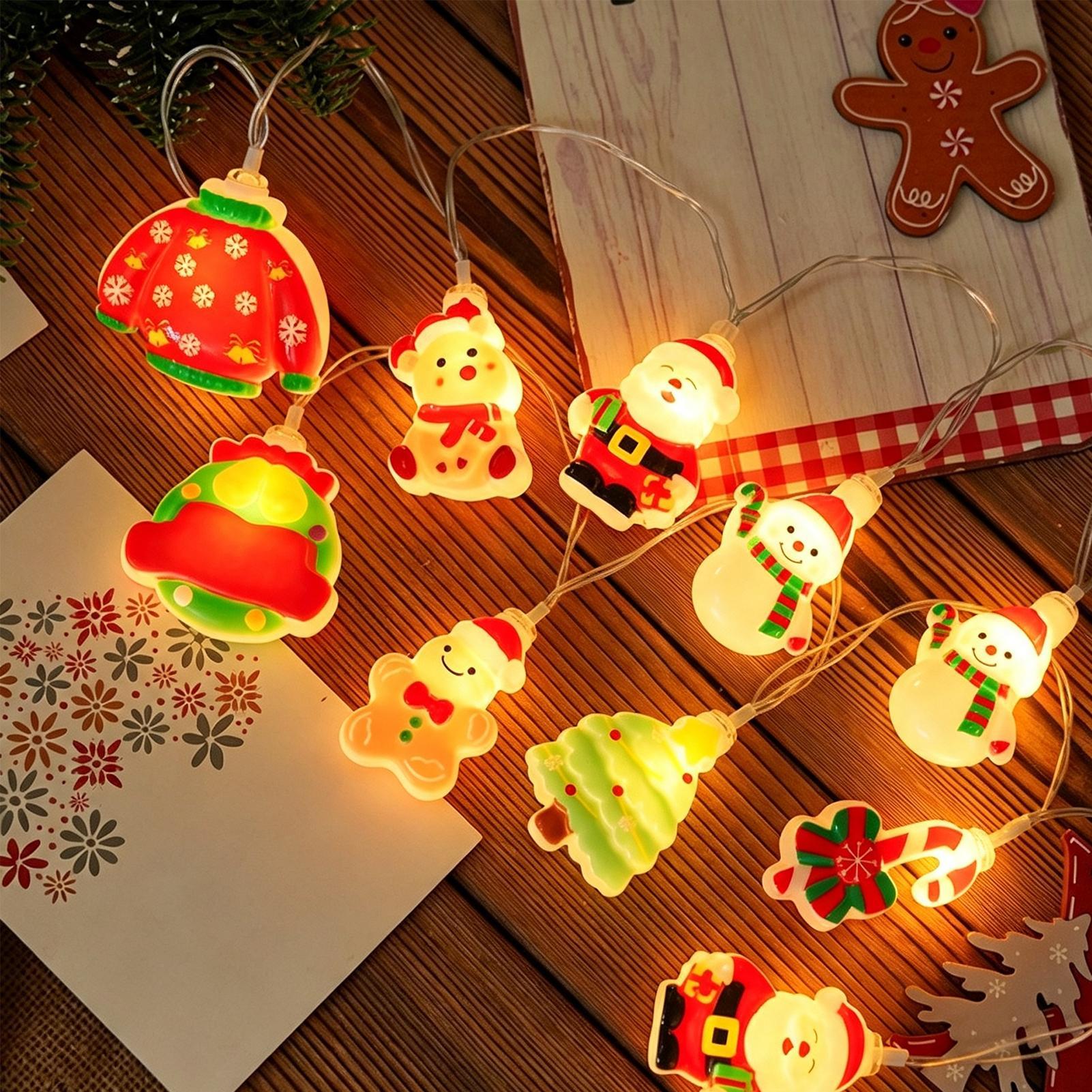 Светодиодная гирлянда с Санта- – обзор и цена Lighting Tree Decor
