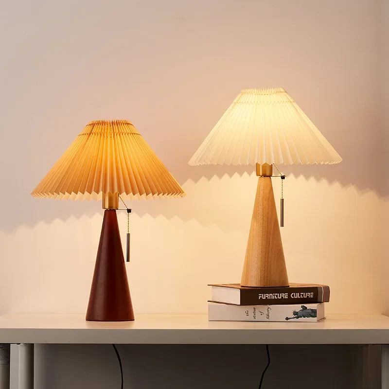 Ретро-настольная лампа с плисс – обзор и цена Lighting Decor Bedroom